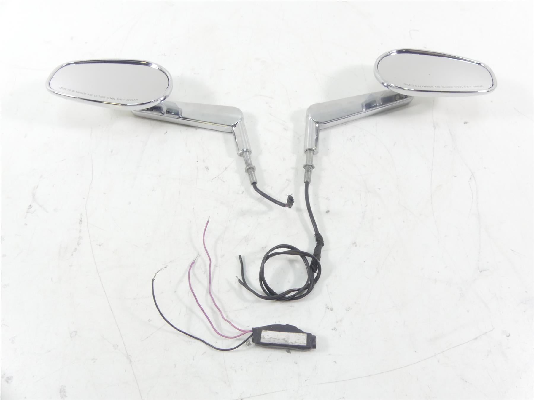 1995 Harley Dyna FXDL Low Rider Chrome Front Blinker Mirror Set {{ shop.shopifyCountryName }} - Mototech271