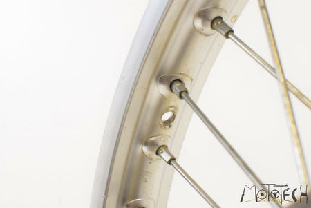 1989 Honda CR250R CR250 R Front Wheel Rim 21x1.6 DENTED 446A5-KZ4-000 {{ shop.shopifyCountryName }} - Mototech271