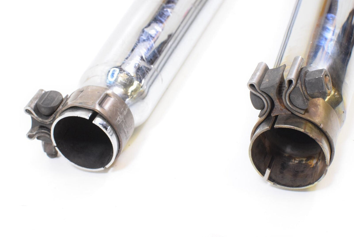 2002 Harley Touring FLHT Electra Glide Loud Open Exhaust Slip On Mufflers Pipes {{ shop.shopifyCountryName }} - Mototech271
