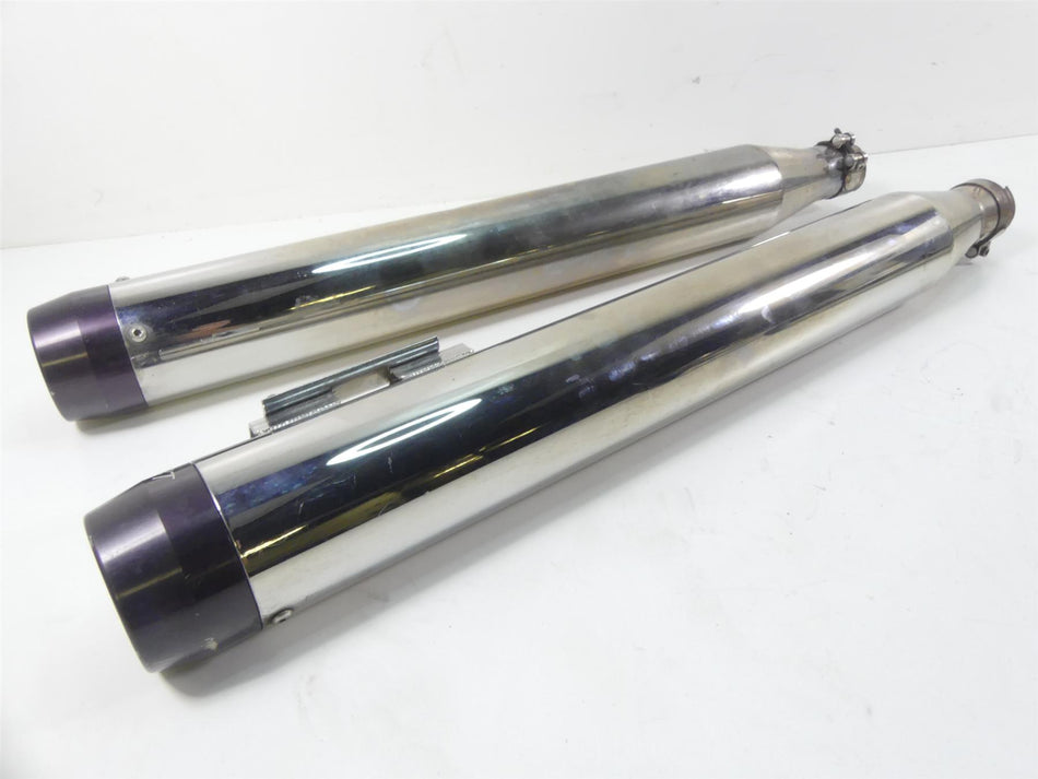 2004 Harley FLHTC SE CVO Electra Glide True Dual Rinehart Exhaust System {{ shop.shopifyCountryName }} - Mototech271