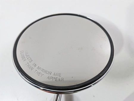 2005 Harley Softail FLSTFSE CVO Fat Boy Round Chrome Flame Mirrors Set-Mototech271