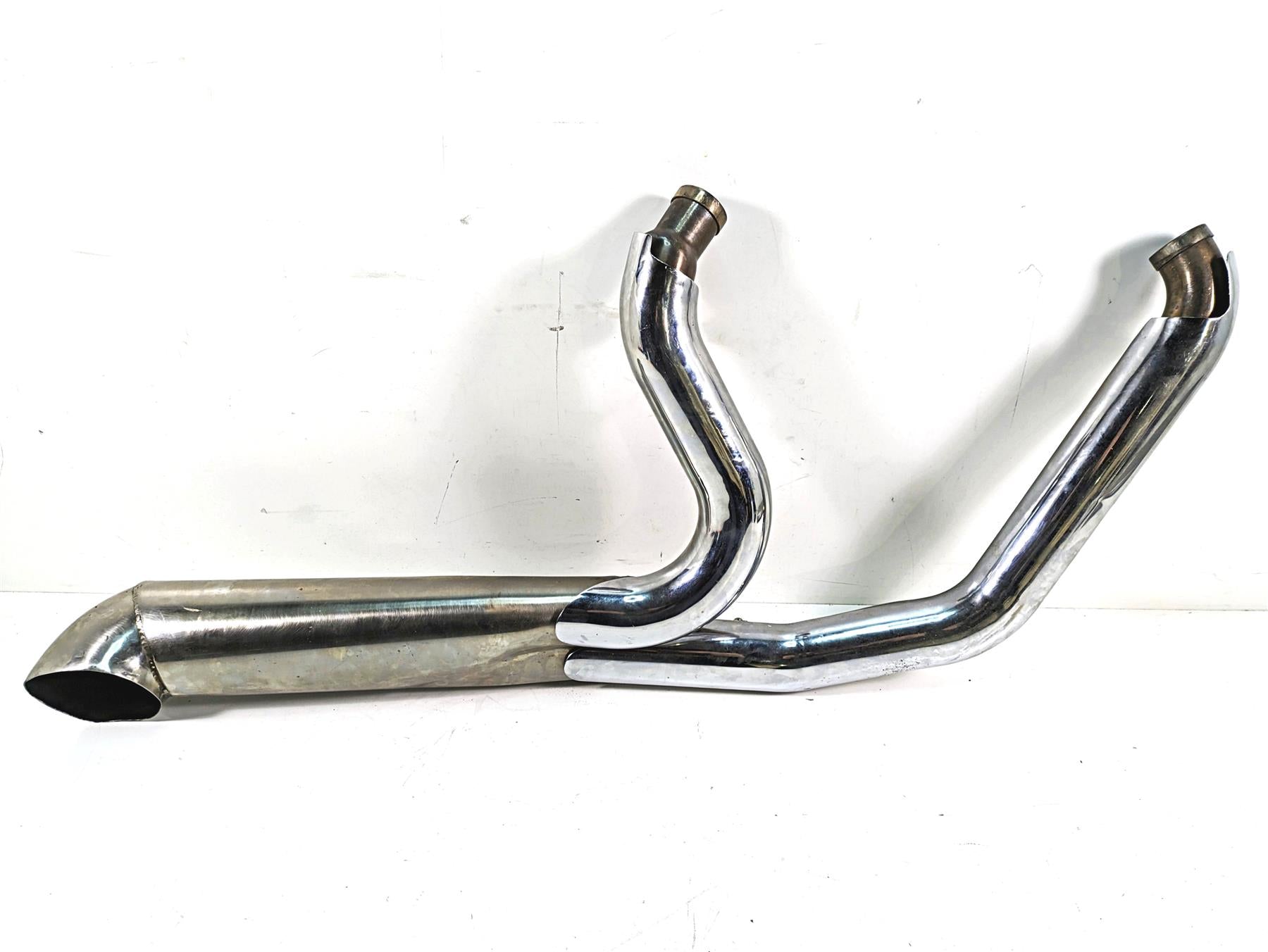 2011 Harley Softail FXS Blackline Custom Exhaust Header Muffler -Read 2-1-427 | Mototech271
