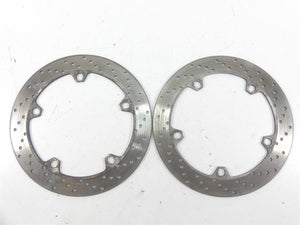 2003 BMW R1150 GS R21 Front Brake Disc Rotor Set 34112314893 34112314894