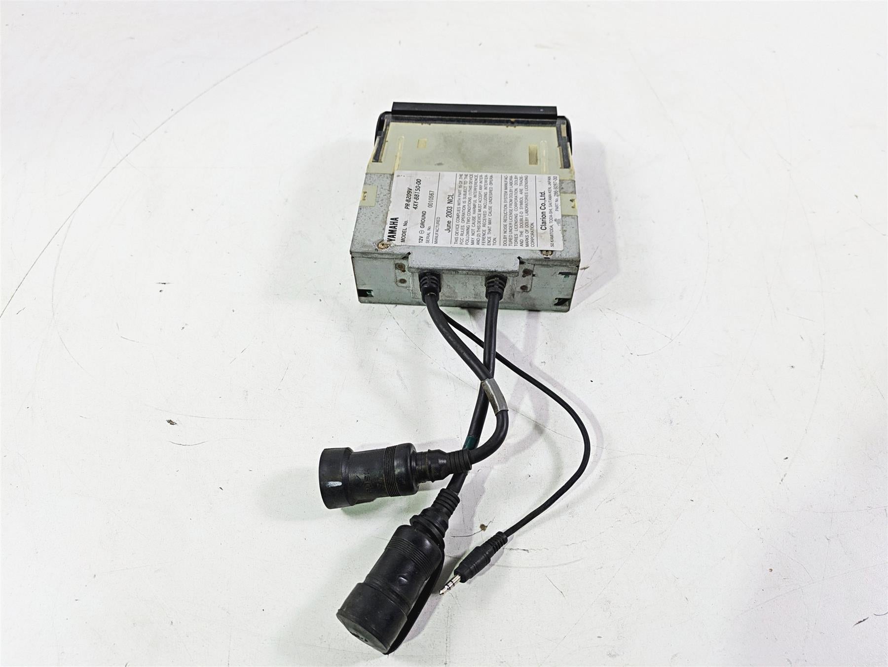 2004 Yamaha XVZ1300 Royal Star Cassette Deck Player Stereo PR-8209V 4XY-88150-00 {{ shop.shopifyCountryName }} - Mototech271
