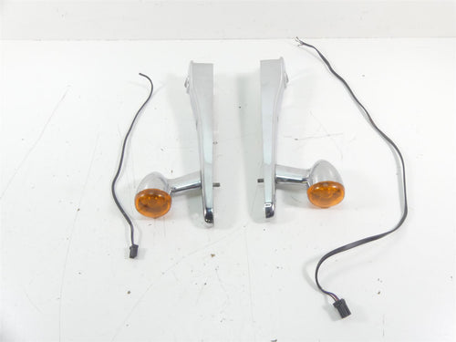 2014 Harley Sportster XL1200 C Rear Blinker Set & Chrome Struts 68978-00 | Mototech271