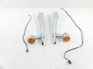 2014 Harley Sportster XL1200 C Rear Blinker Set & Chrome Struts 68978-00 | Mototech271