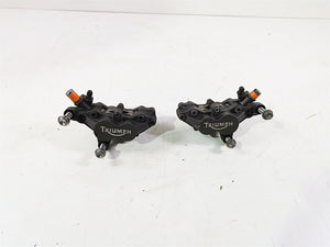 2013 Triumph Tiger 1215 Explorer Front Brake Caliper Abs Set T2020955 T2020965