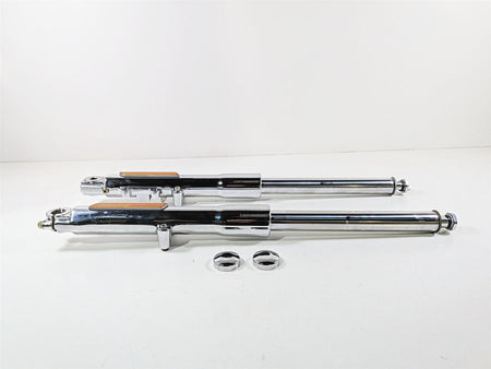 2005 Harley Softail FLSTFSE CVO Fat Boy Chrome Front Fork Leg Set 46310-05 46312-05-Mototech271