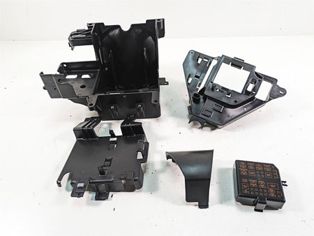 2013 Harley Touring FLHX Street Glide Electrical Battery Holder Set 66281-09B {{ shop.shopifyCountryName }} - Mototech271