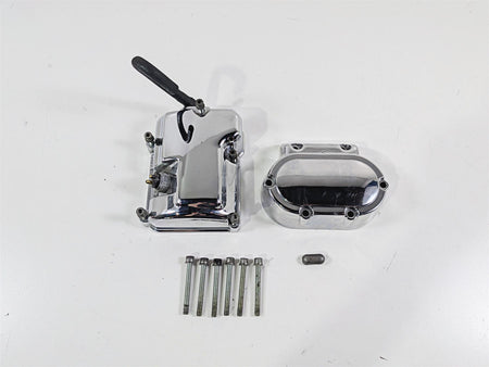 2000 Harley Touring FLHRCI Road King Transmission Chrome Cover Set 34465-98 {{ shop.shopifyCountryName }} - Mototech271