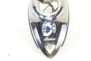 2014 Indian Chief Vintage Chrome Tank Cover Panel Dash Start Button 5633355