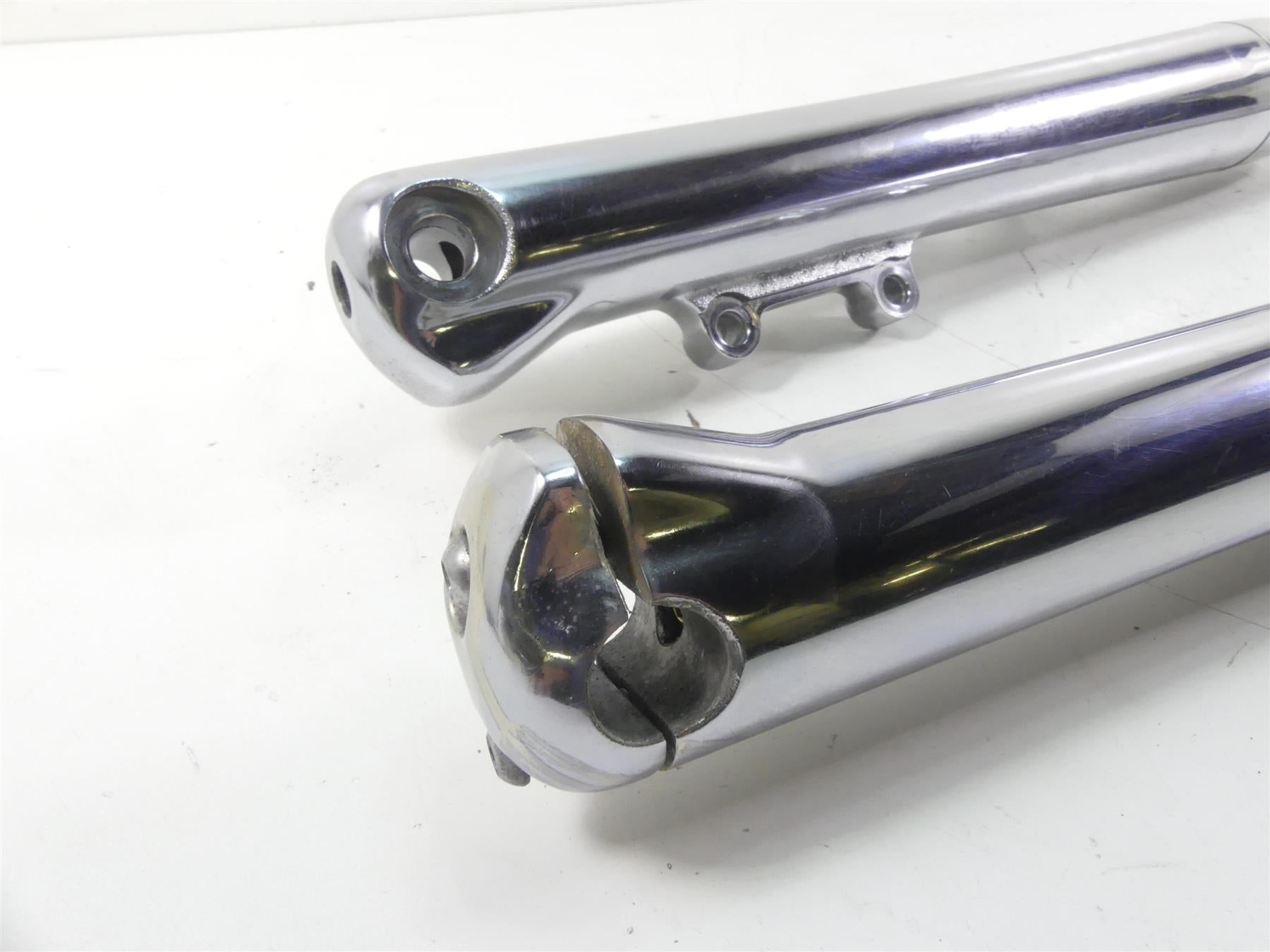2002 Harley Softail FXSTDI Deuce Straight Front Fork Leg Set 41mm -Read 46064-00 {{ shop.shopifyCountryName }} - Mototech271