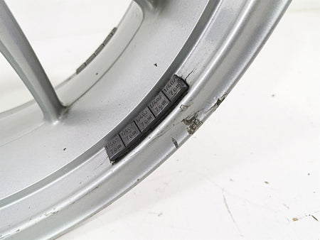 2014 BMW R1200 RT RTW K52 Straight 17x5.5 Rear Wheel Rim 36317727235 {{ shop.shopifyCountryName }} - Mototech271