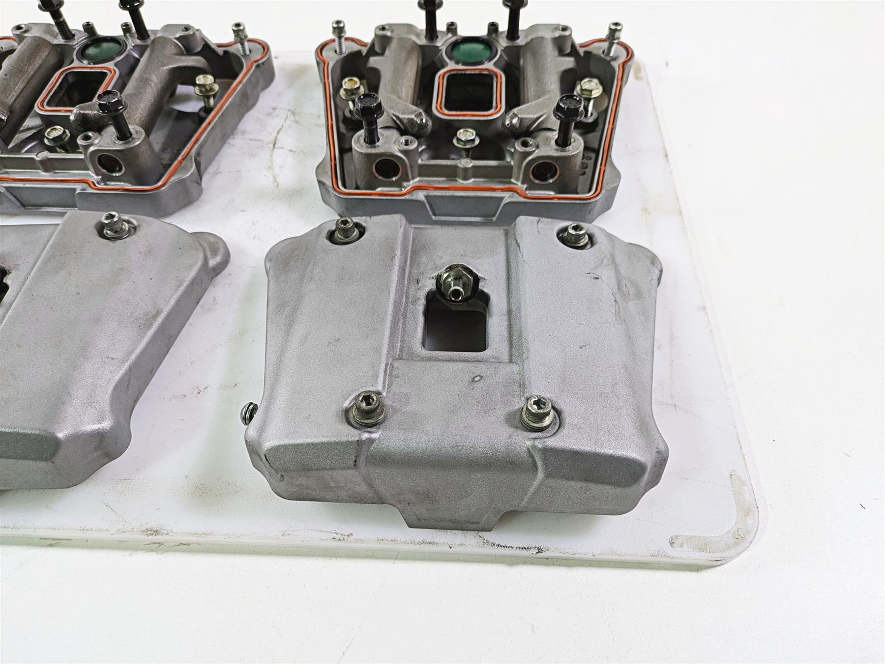 2009 Harley XR1200 Sportster Rocker Box Valve Cover Set 17590-08A 17585-08 {{ shop.shopifyCountryName }} - Mototech271