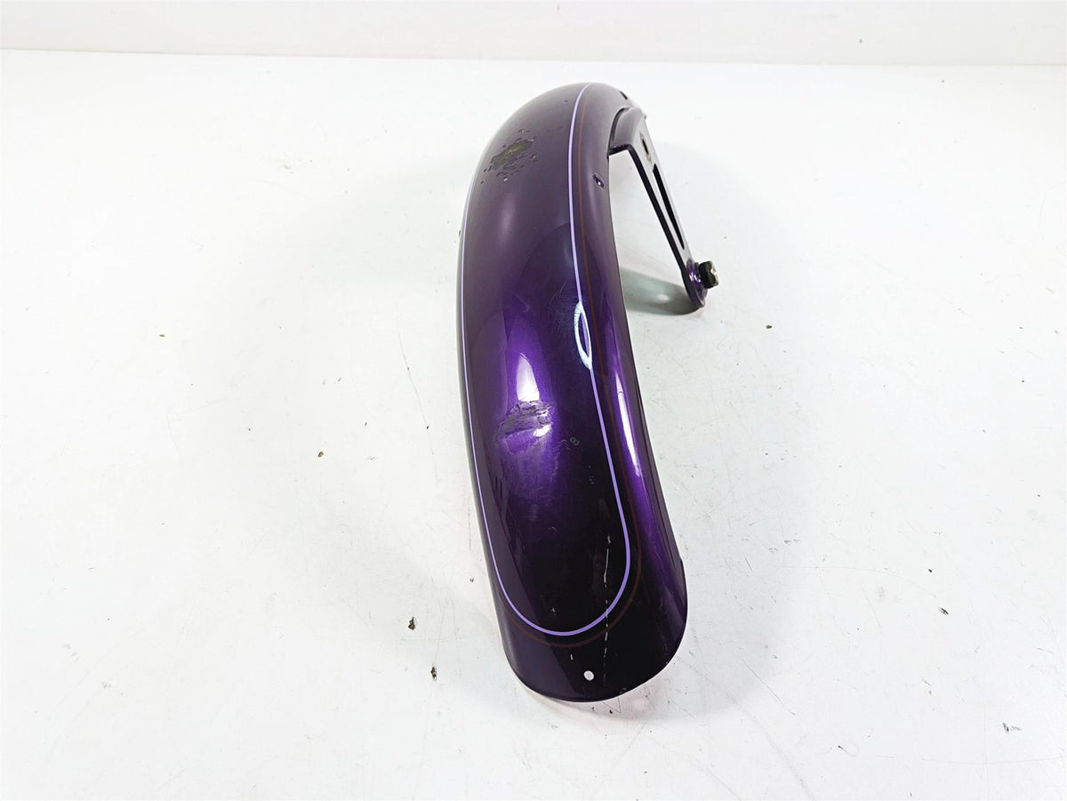 2000 Harley FXSTS Softail Springer Front Fender Concord Purple 59176-96A {{ shop.shopifyCountryName }} - Mototech271