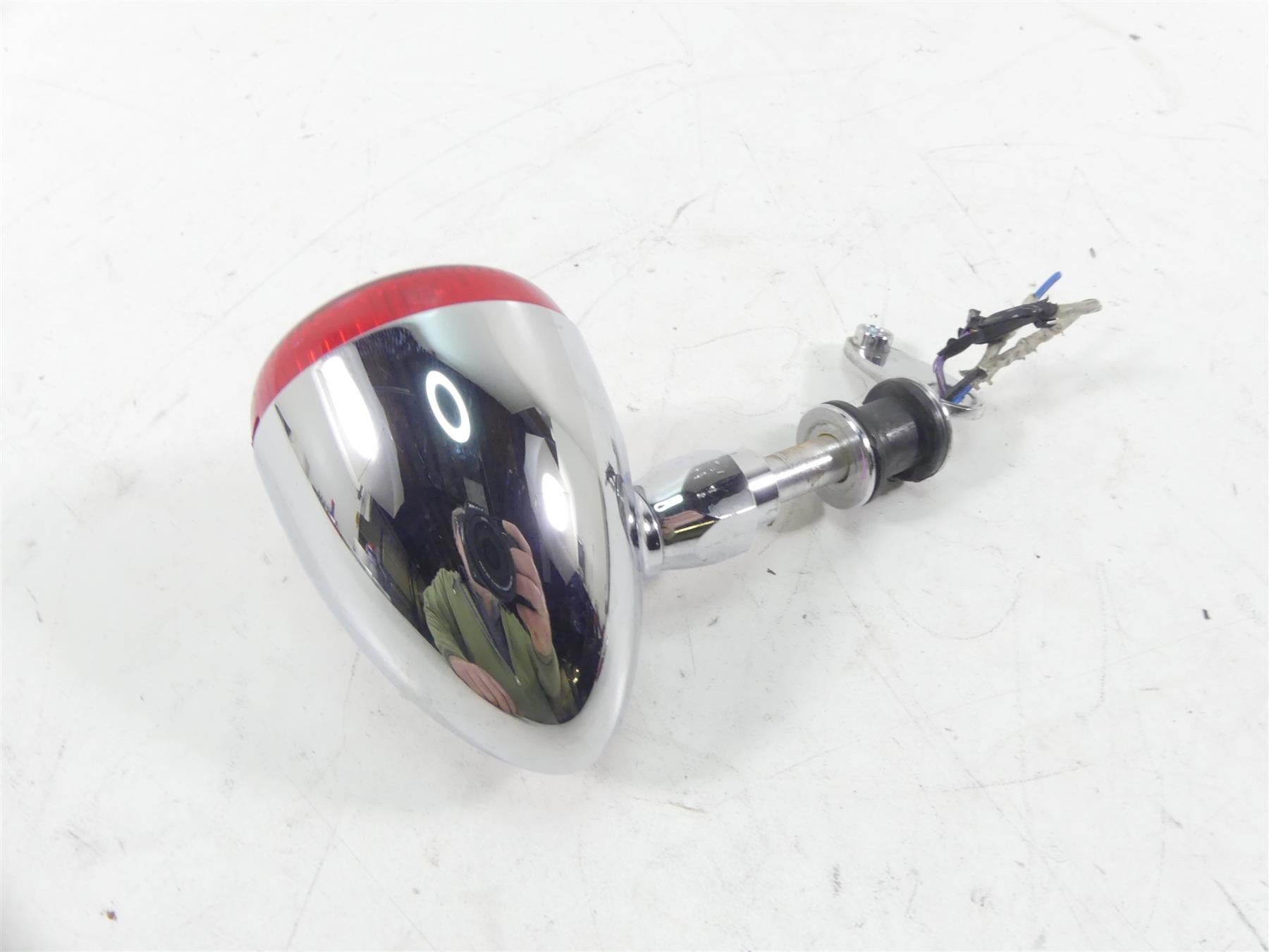 2013 Harley FXDWG Dyna Wide Glide Rear Chrome Blinker Turn Signal 68461-09 {{ shop.shopifyCountryName }} - Mototech271