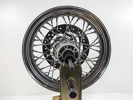 2000 Harley FXSTS Softail Springer Chrome Spoke Rear Wheel Rim 16x3 43085-97 {{ shop.shopifyCountryName }} - Mototech271