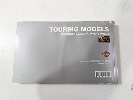 2008 Harley Touring FLHTCU E-Glide 105TH Owners Manual with Pouch 99466-08 {{ shop.shopifyCountryName }} - Mototech271