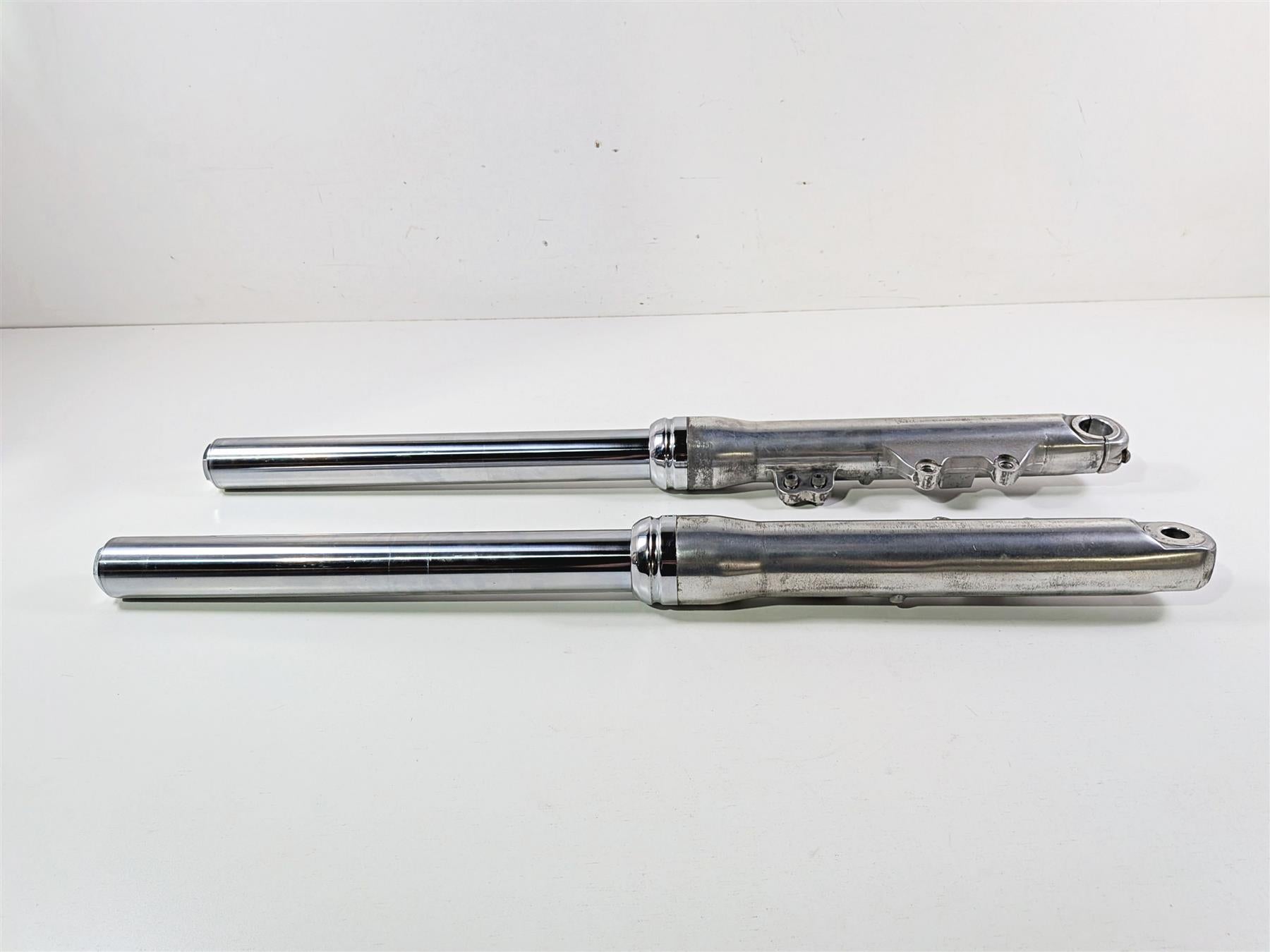 2014 Harley FXDL Dyna Low Rider Dual Brake Front Fork Leg Set 49mm Read 45400052 {{ shop.shopifyCountryName }} - Mototech271
