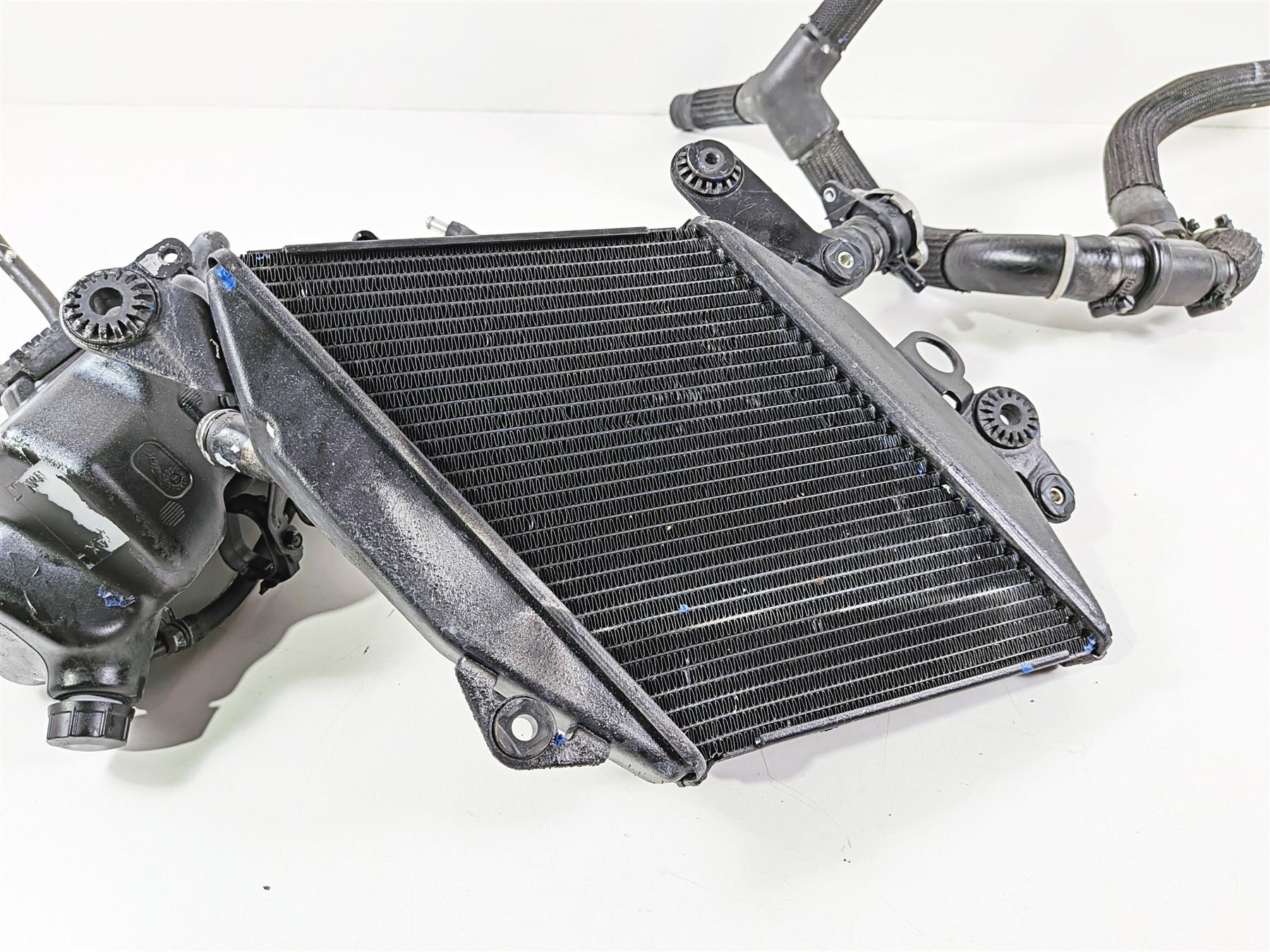 2015 Ducati Diavel Dark Right Coolant Radiator Fan Set 54840881B-Mototech271
