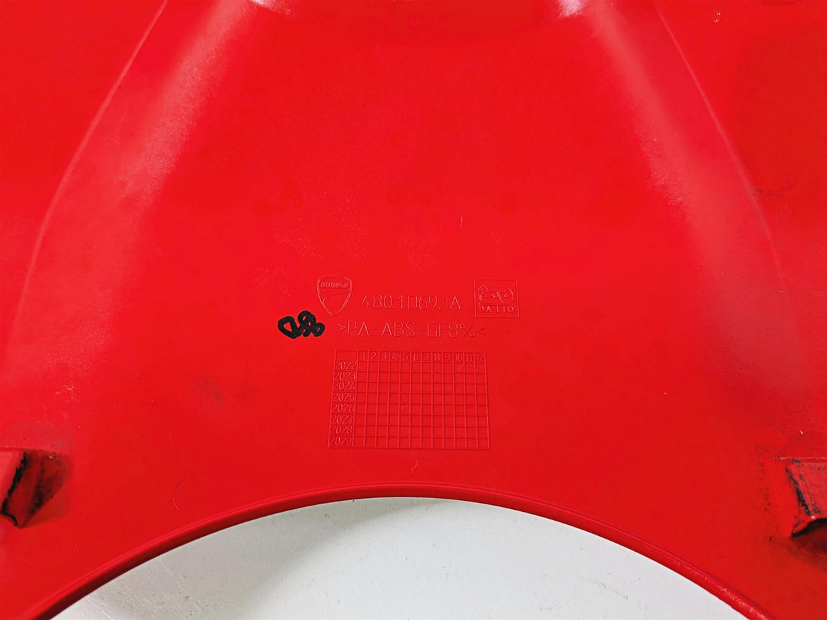 2023 Ducati Streetfighter V4 Front Red Fuel Gas Tank Fairing Cover 4801D691A-Mototech271