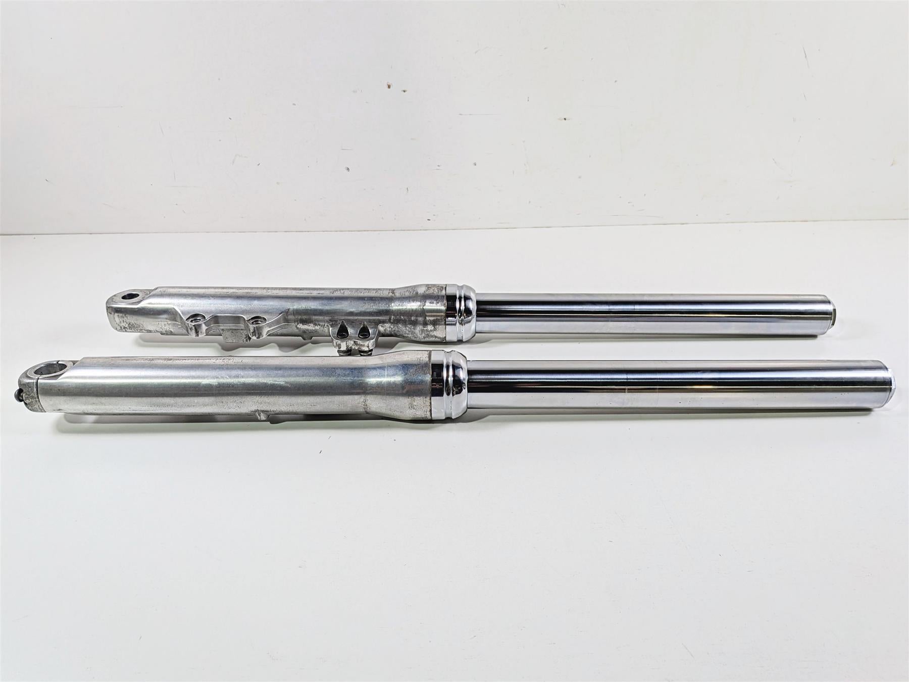 2014 Harley FXDL Dyna Low Rider Dual Brake Front Fork Leg Set 49mm Read 45400052 {{ shop.shopifyCountryName }} - Mototech271