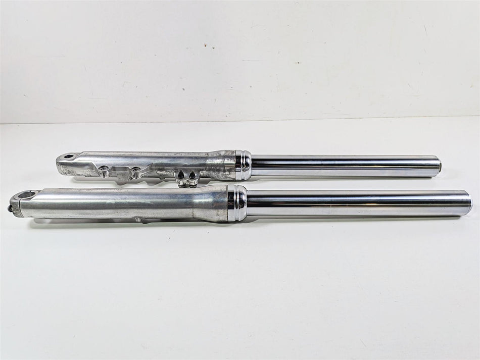 2014 Harley FXDL Dyna Low Rider Dual Brake Front Fork Leg Set 49mm Read 45400052 {{ shop.shopifyCountryName }} - Mototech271