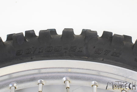 2007 Kawasaki KX250F KX250 F STRAIGHT Front TAKASAGO Wheel Rim 21x1.6 41025-0004 {{ shop.shopifyCountryName }} - Mototech271