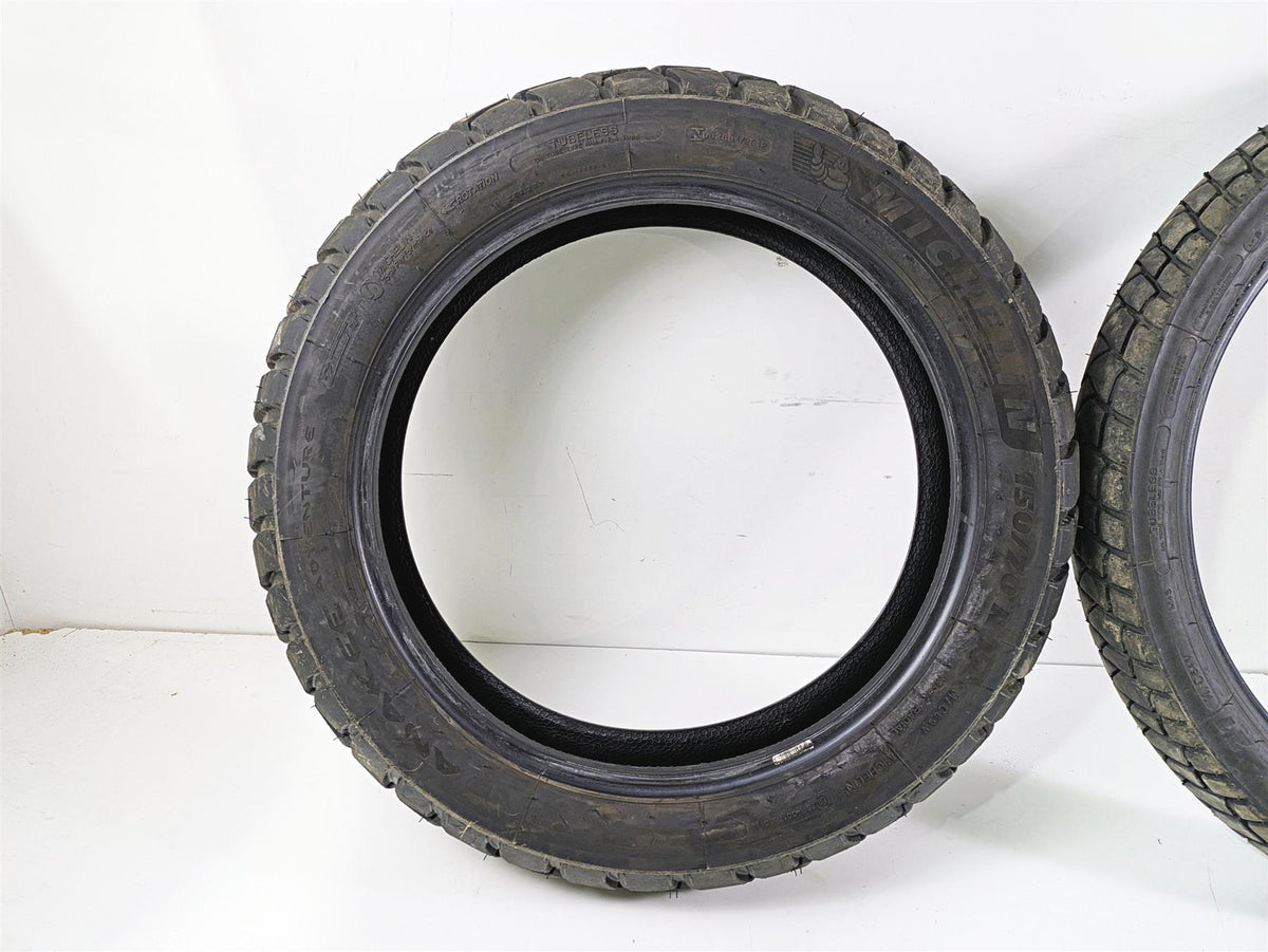 Used Motorcycle Tire Set Michelin Anakee Adventure 2CT 150/70R17 90/90R21 {{ shop.shopifyCountryName }} - Mototech271
