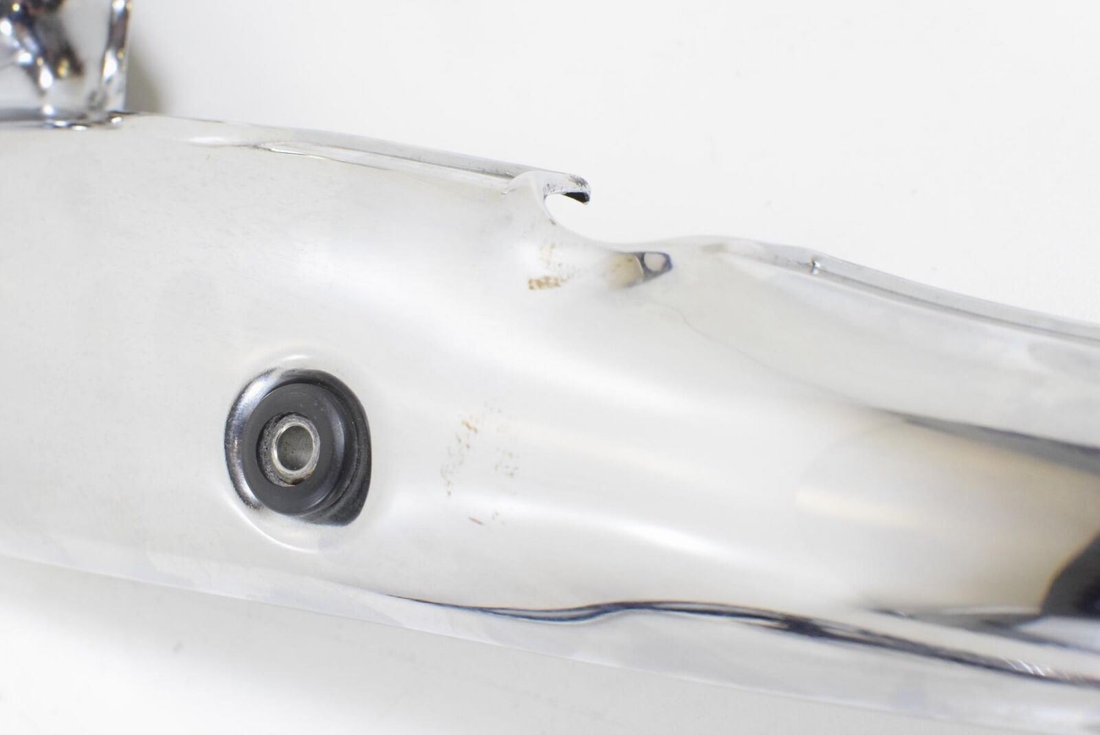 03 Moto Guzzi California EV Touring Right Side Frame Chrome Cover GU03467310 {{ shop.shopifyCountryName }} - Mototech271