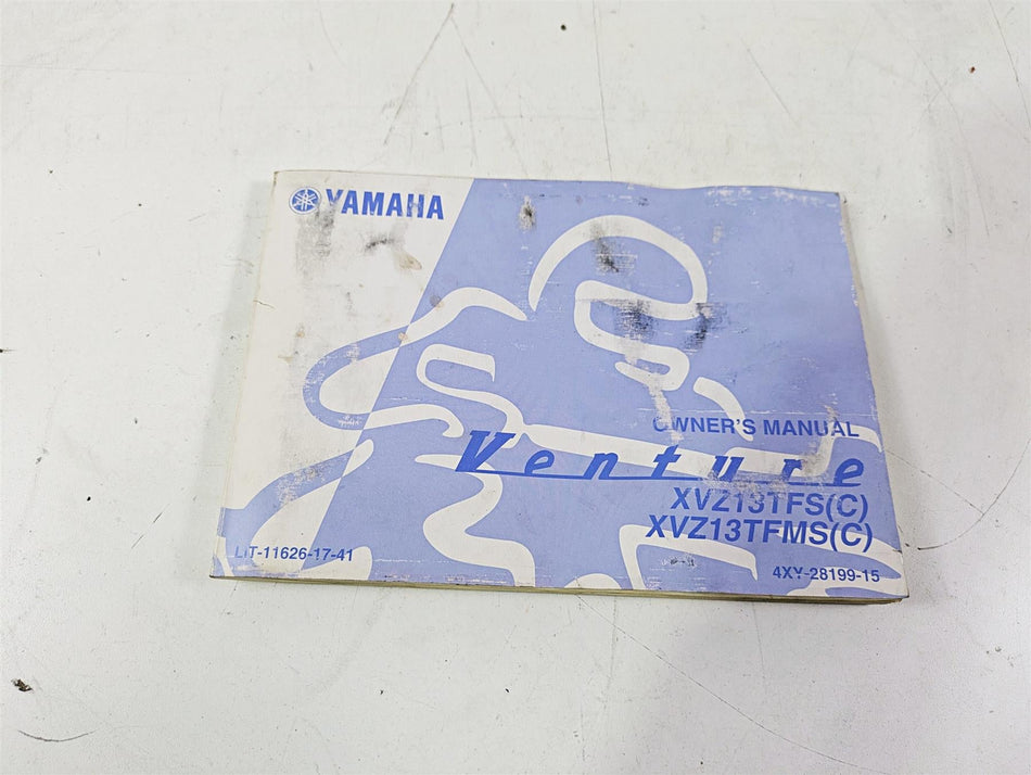 2004 Yamaha XVZ1300 Royal Star Oem Owners Manual Book 4XY-28199-15 {{ shop.shopifyCountryName }} - Mototech271
