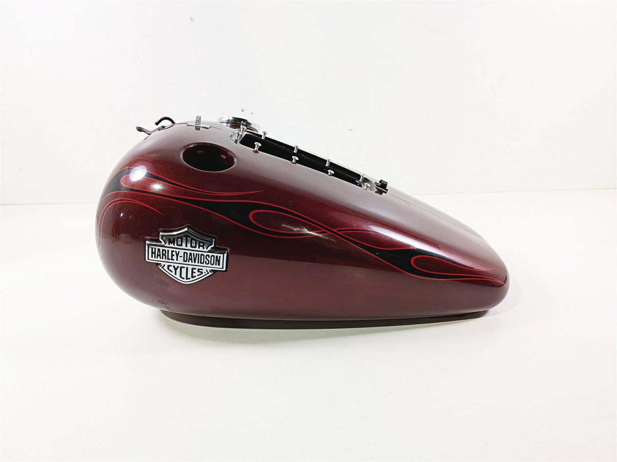2009 Harley FXCWC Softail Rocker Fuel Gas Petrol Tank Crimson Red -Dent 62105-08 {{ shop.shopifyCountryName }} - Mototech271