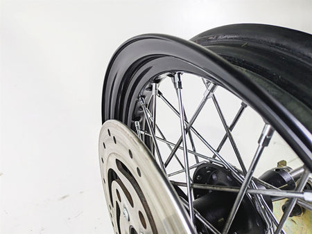 2014 Harley FLS Softail Slim Straight 16x3 Front Wheel Rim & Rotor 55107-12 {{ shop.shopifyCountryName }} - Mototech271