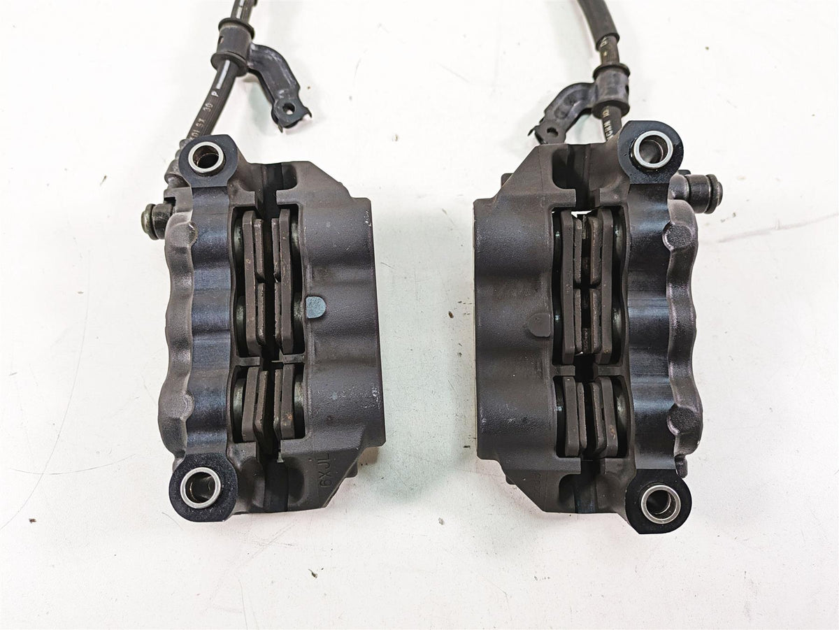 2007 Yamaha R1 YZFR1 6 Piston Front Brake Caliper + Lines Set 4C8-2580T-00-00 {{ shop.shopifyCountryName }} - Mototech271