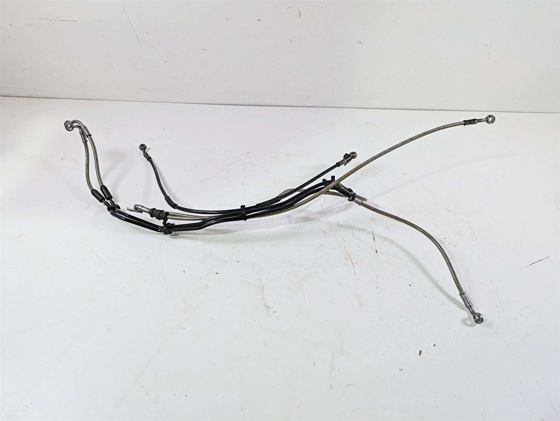 2017 BMW F800GS Adv K75 Front Abs Brake Line Hose Set 34328537725