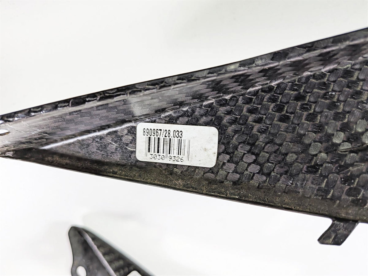 2014 Aprilia RSV4 RR Factory Left Right Leg Carbon Fiber Cover Set 890966 890967 {{ shop.shopifyCountryName }} - Mototech271