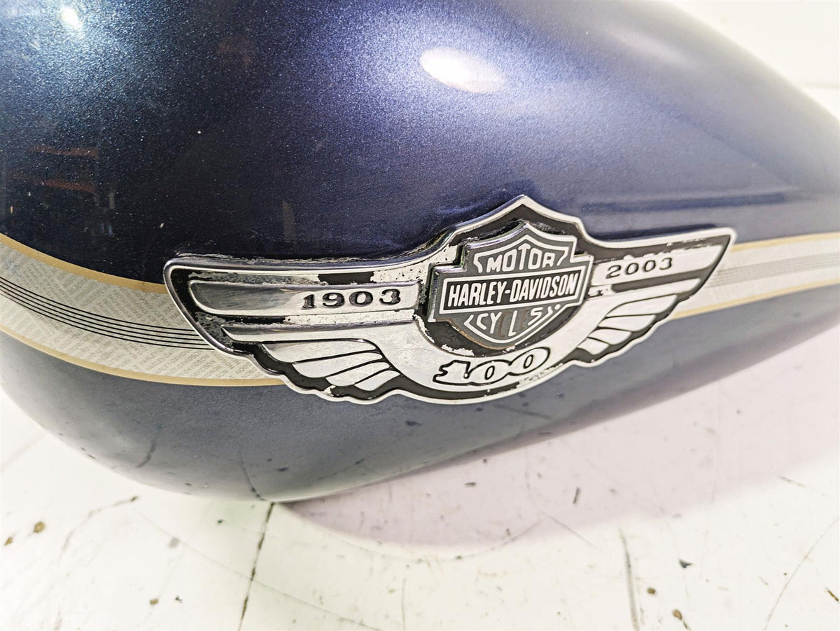 2003 Harley Touring FLHTCUI E-Glide 100th Fuel Tank Gunmetal Pearl Read 61356-03 {{ shop.shopifyCountryName }} - Mototech271