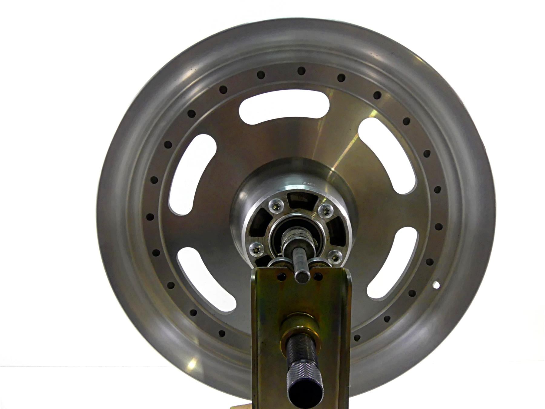 2010 Harley FXDF Dyna Fat Bob Front Wheel Rim Slotted 16x3 43300172 {{ shop.shopifyCountryName }} - Mototech271