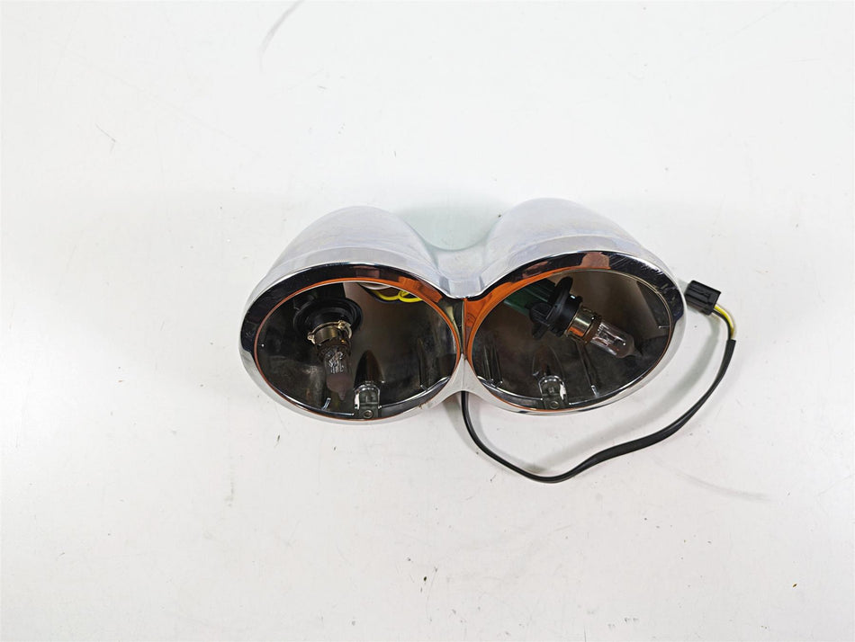 2009 Harley Dyna FXDFSE CVO Fat Bob Headlight Head Light Housing +Bulbs 69798-08 {{ shop.shopifyCountryName }} - Mototech271