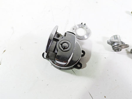 2012 Harley FLD Dyna Switchback Ignition Switch Saddlebag Key Lock Set 71304-04 {{ shop.shopifyCountryName }} - Mototech271