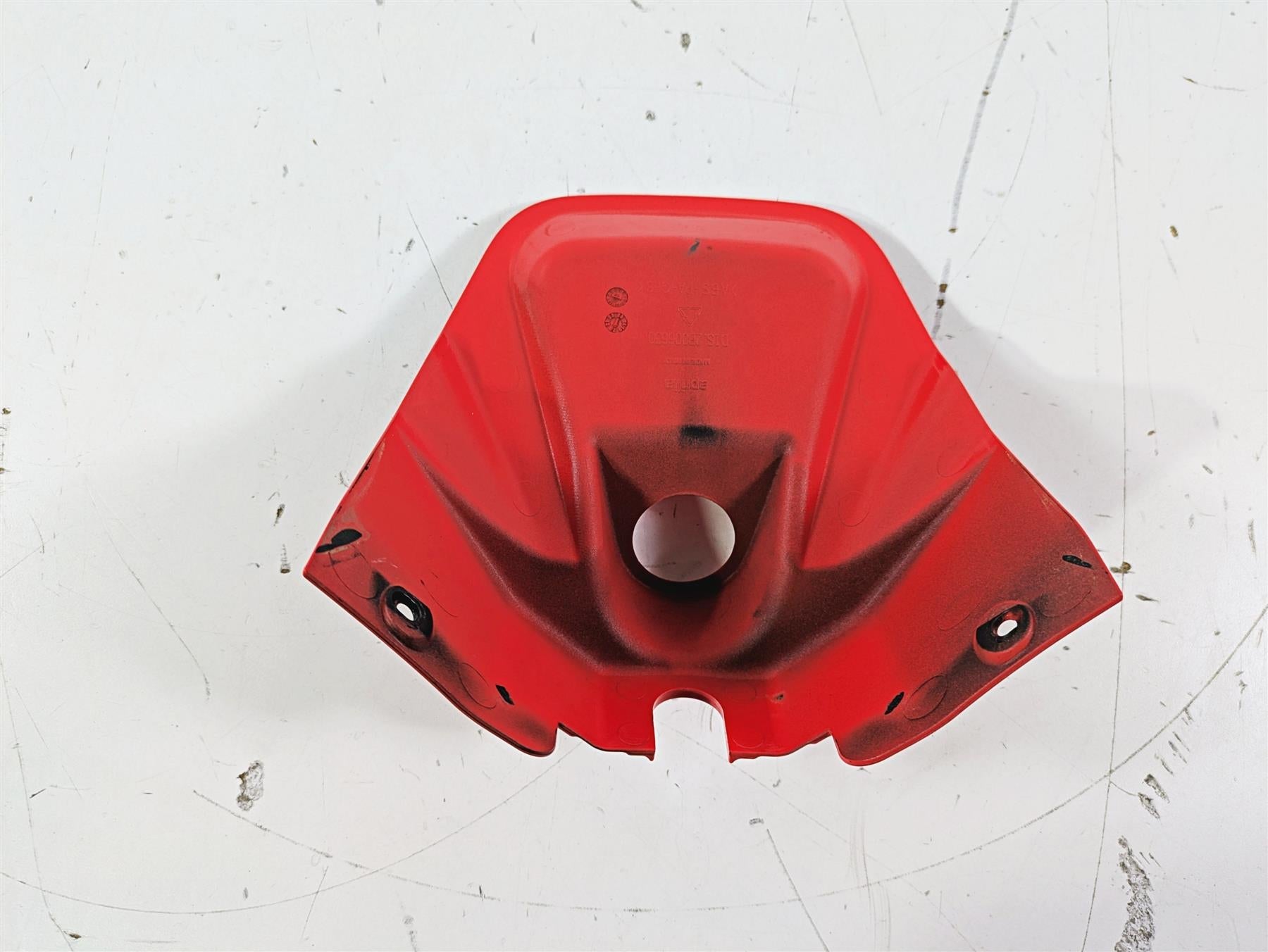 2021 Aprilia RS660 Upper Tank Red Ignition Switch Cover Fairing 2B006630 {{ shop.shopifyCountryName }} - Mototech271