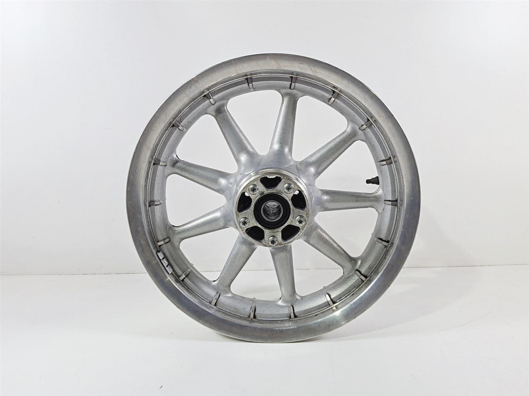 2004 Harley Touring FLTRI Road Glide Straight 9 Spoke 16x3 Front Wheel Rim 43421-00-Mototech271