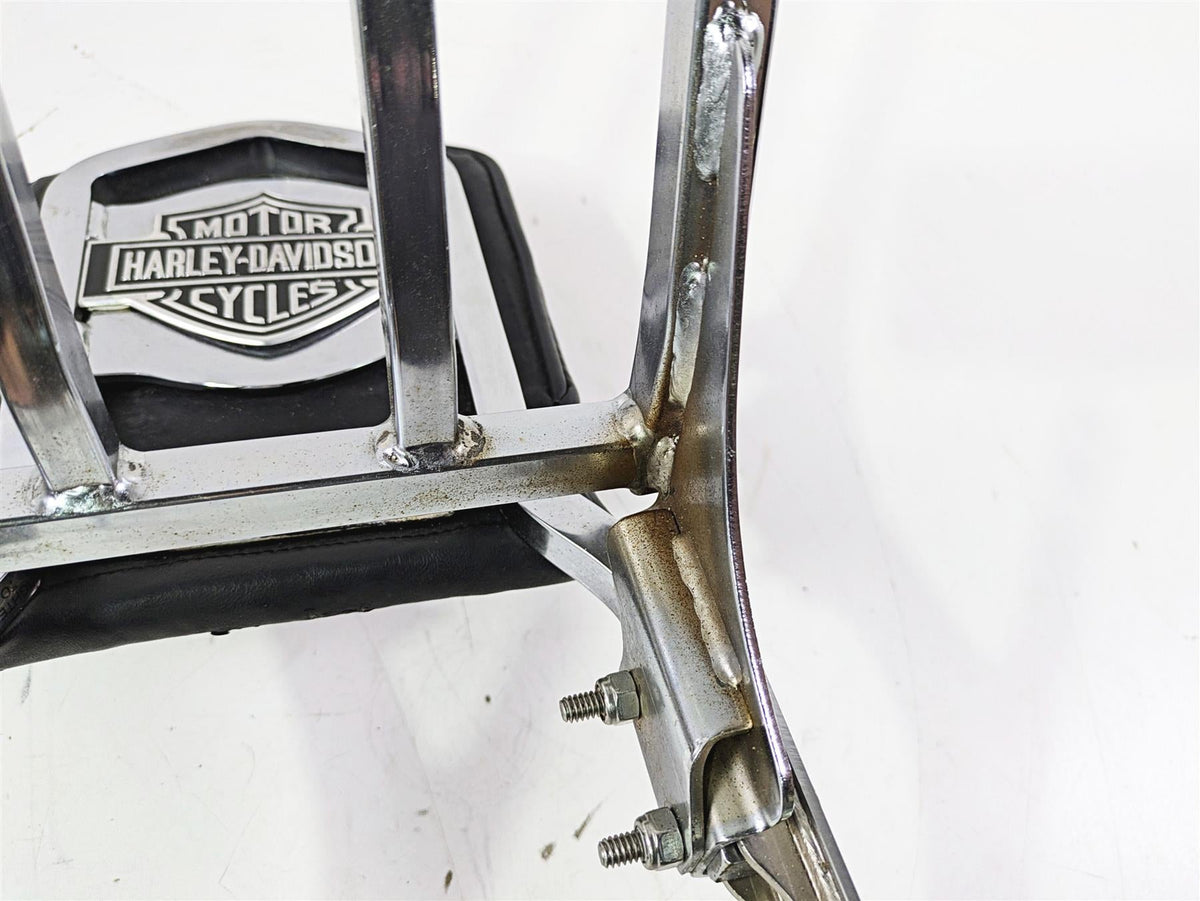 2002 Harley Dyna FXDL Low Rider Rear Chrome Sissy Bar Backrest Six Pack Rack {{ shop.shopifyCountryName }} - Mototech271