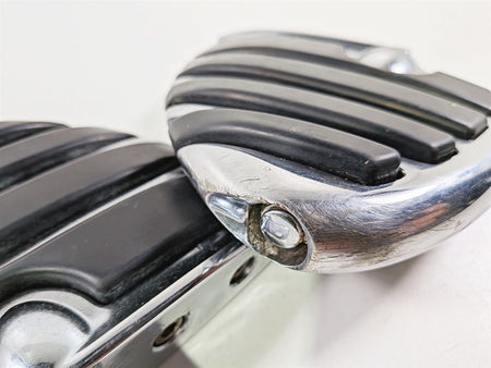 2009 Harley FXCWC Softail Rocker Mini Chrome Wing Front Footpeg Foot Rest Set {{ shop.shopifyCountryName }} - Mototech271