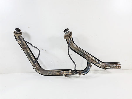 2007 Harley Dyna FXDB Street Bob Stock Exhaust Header Manifold Set 65631-06 {{ shop.shopifyCountryName }} - Mototech271