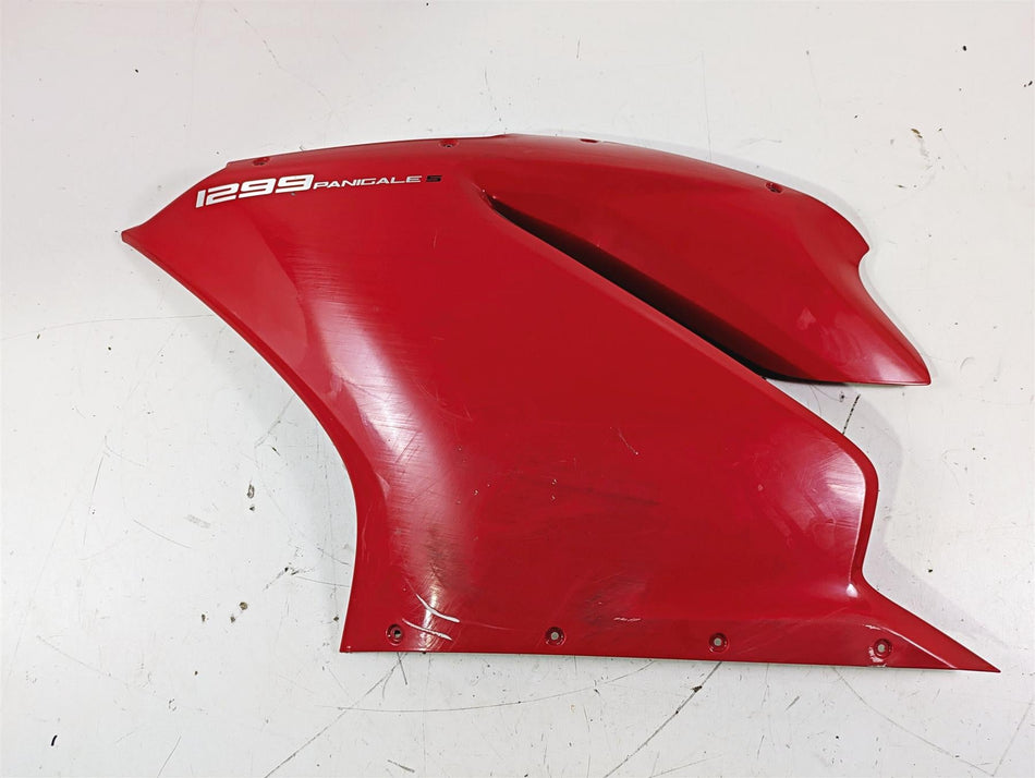 2015 Ducati Panigale 1299 S Oem Upper Left Main Fairing Cover SCRATCH 48017131A {{ shop.shopifyCountryName }} - Mototech271