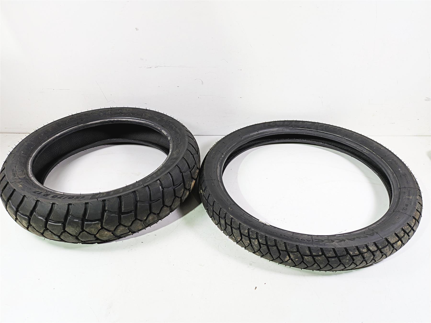Used Motorcycle Tire Set Michelin Anakee Adventure 2CT 150/70R17 90/90R21 {{ shop.shopifyCountryName }} - Mototech271