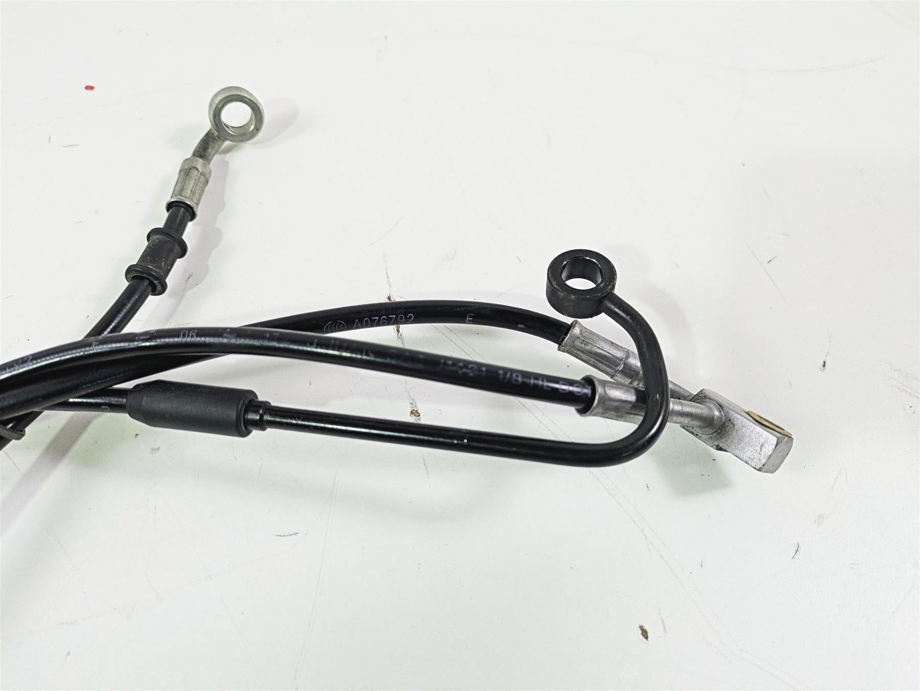 2014 Harley FLS Softail Slim Abs Front Brake Line Hose Set 45829-11 {{ shop.shopifyCountryName }} - Mototech271