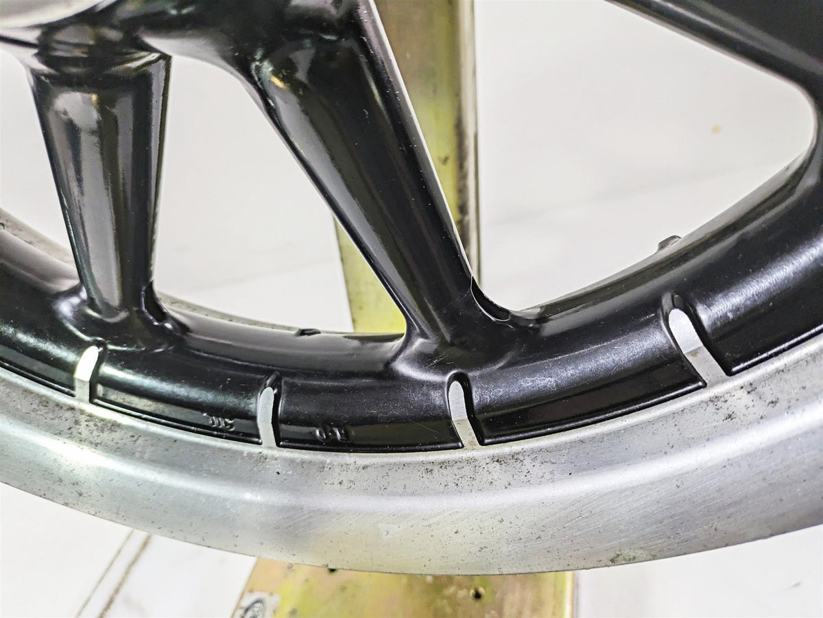 2008 Harley Touring FLHTCU E-Glide 105TH Front Wheel Rim 9 Spoke 16x3 41085-08 {{ shop.shopifyCountryName }} - Mototech271