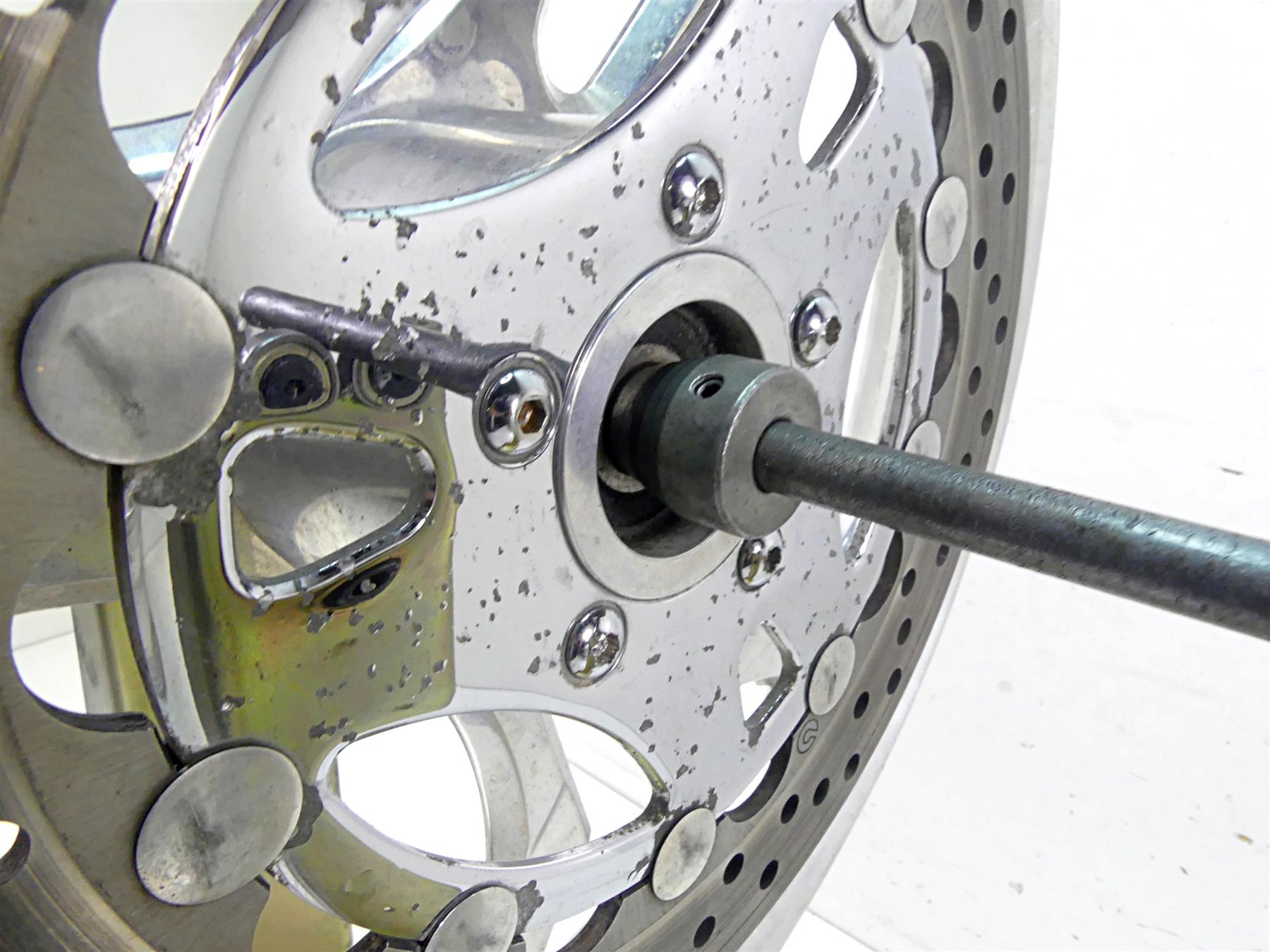 2009 Big Dog K9 Diamond Front Rear Wheel Rim 21x2.15 8x10.5 061908 061108 {{ shop.shopifyCountryName }} - Mototech271